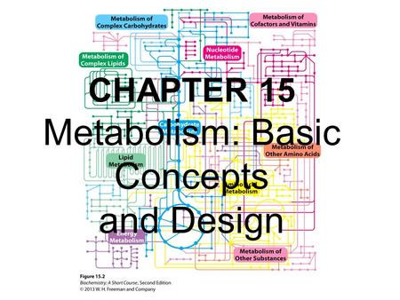 CHAPTER 15 Metabolism: Basic Concepts and Design.