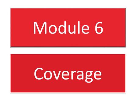 Module 6 Coverage. Academics Advertising Blended Content Chronological Approach.