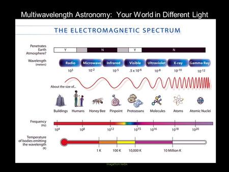 Multiwavelength Astronomy: Your World in Different Light Image from NASA.