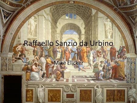 Raffaello Sanzio da Urbino Mike Elicker. The Mond Crucifixion The painting shows Jesus on the cross, who is looking peaceful even though he is dying.