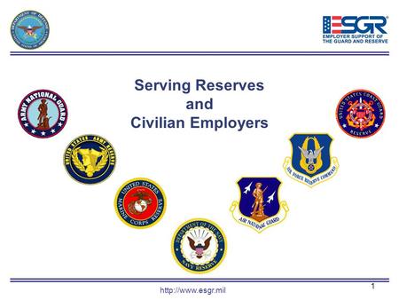 1 Serving Reserves and Civilian Employers.