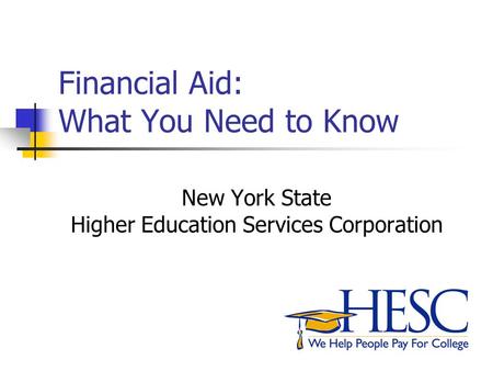 Financial Aid: What You Need to Know