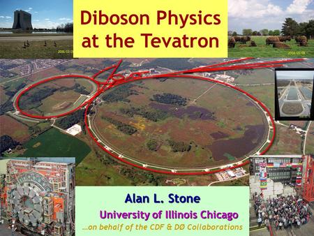 Alan L. Stone University of Illinois Chicago University of Illinois Chicago …on behalf of the CDF & DØ Collaborations Diboson Physics at the Tevatron.