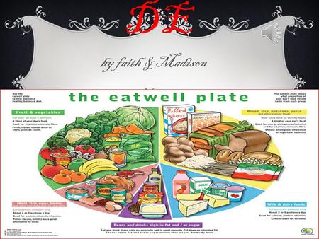 EAT WELLGUI DE by faith & Madison Year 3 5 FOOD GROUPS Fruit and vegetables roughage  Starchy foods, such as bread, rice, potatoes and pasta. Choose.