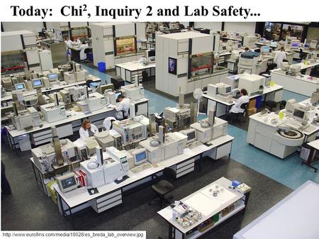 Today: Chi 2, Inquiry 2 and Lab Safety...