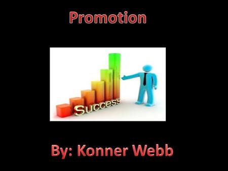Promotion= Communication techniques aimed at informing, influencing, and persuading customers to buy or use a particular item. this involves communication.