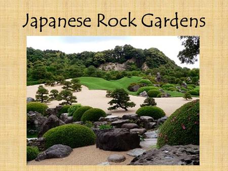 Japanese Rock Gardens. The Japanese Rock Garden ( 枯山水 karesansui) dry landscape gardens, often called Zen gardens were influenced mainly by Zen Buddism.