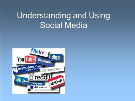 Understanding and Using Social Media. Attention Overload.