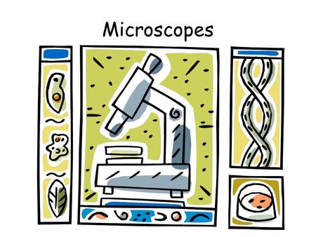 Microscopes. Some Microscope Parts (lens to ‘see’ through; Magnifies 10x) (Carry microscope) (lenses close to object/specimen; Magnifies 10x, 20x, or.