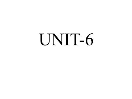 UNIT-6. INTRODUCTION  POLLING  INTERRUPTS  INTERRUPT SERVICE ROUTINR(ISR)