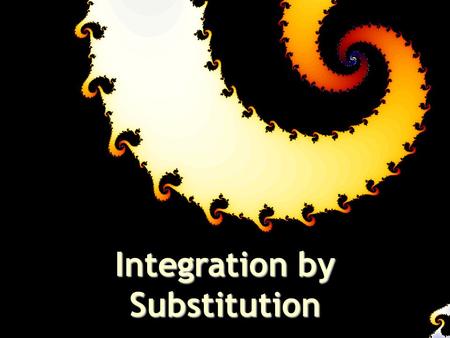 Integration by Substitution. The chain rule allows us to differentiate a wide variety of functions, but we are able to find antiderivatives for only a.