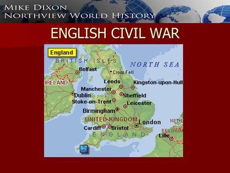 ENGLISH CIVIL WAR. The Beginning of Trouble Started when James I took the throne after Elizabeth died Started when James I took the throne after Elizabeth.