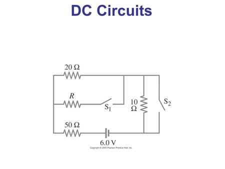 DC Circuits. EMF and Terminal Voltage Electric circuit needs a battery or generator to produce current – these are called sources of emf. Battery is a.
