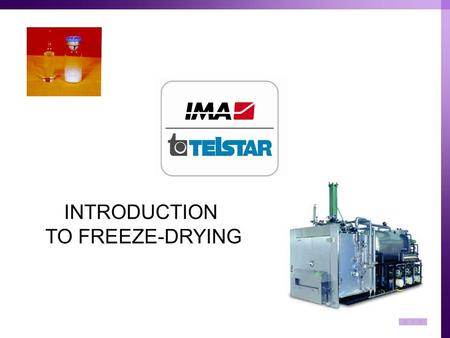 INTRODUCTION TO FREEZE-DRYING.