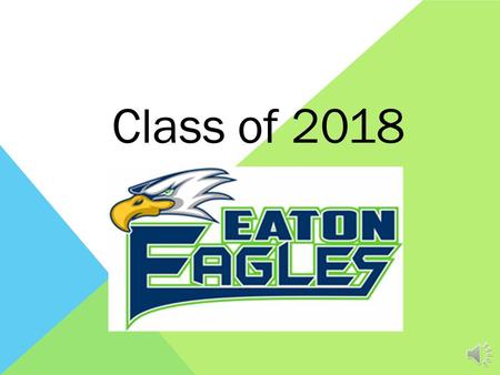 Class of 2018 KNOW YOUR COUNSELOR – WE ARE HERE FOR YOU! Shana Greenwood – Last Names A-E Irene Myers – Last Names F-M Rebecca Kelley – Last Names N-Z.