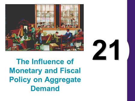 21 The Influence of Monetary and Fiscal Policy on Aggregate Demand.