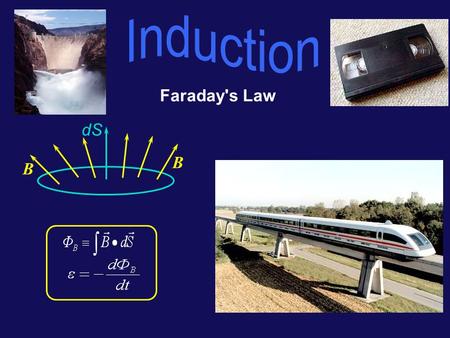 Faraday's Law dS B.