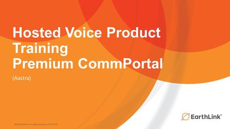 Hosted Voice Product Training Premium CommPortal