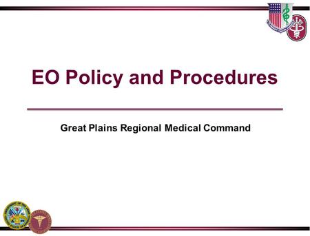 EO Policy and Procedures