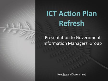 ICT Action Plan Refresh