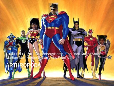Justice League: Heisenberg(Hersh), The Dark Knight(Shivam) Martian Man Hunter (Nolan), Ajay Patel(Ajay)