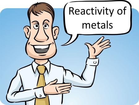 Reactivity of metals. D ISPLACEMENT R EACTIONS Magnesium Sulphate Zinc Sulphate Iron Sulphate Copper Sulphate Magnesium Zinc Iron Copper.