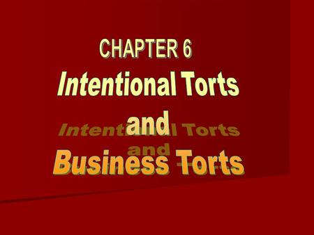 2 TORT Means“Wrong” 3 TORT A violation of a duty imposed by civil law.