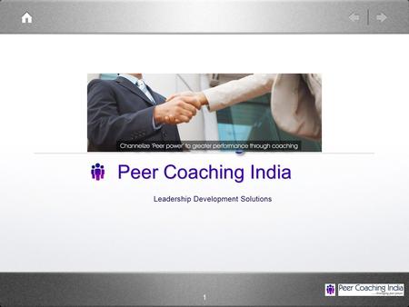 1 Peer Coaching India Leadership Development Solutions.
