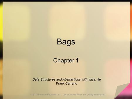 Data Structures and Abstractions with Java, 4e Frank Carrano