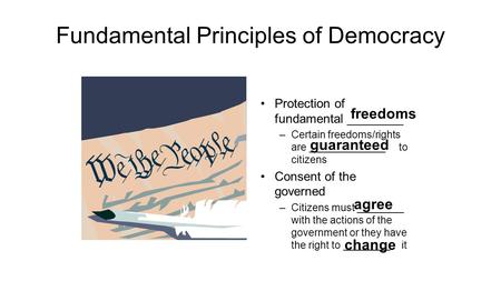 Fundamental Principles of Democracy