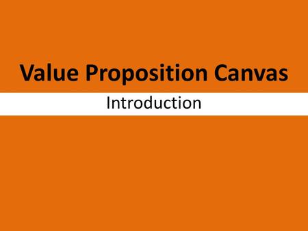 Value Proposition Canvas Introduction. Quick Review Future scenarios Action items University view Faculty and student perspectives.