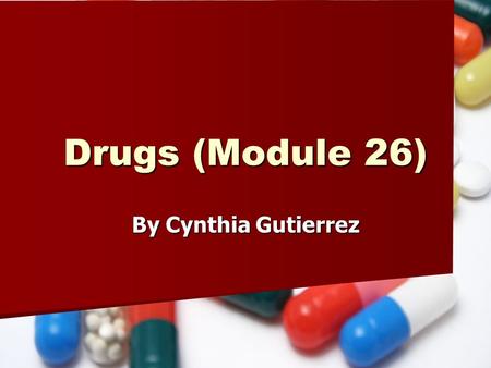 Drugs (Module 26) By Cynthia Gutierrez. Alcohol AKA- moonshine, booze, brew, hooch AKA- moonshine, booze, brew, hooch Alcohol is a depressant found from.