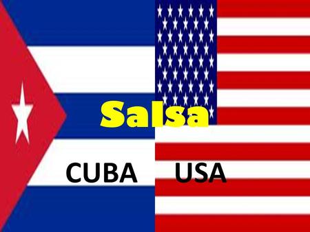 Salsa CUBAUSA. Salsa Salsa dance Salsa is a paired dance (man and woman) The basic position is an embrace. They do not stand as close as in the Waltz.