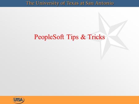 PeopleSoft Tips & Tricks. PeopleSoft has a page that provides details for a ChartField string which includes: Speed Type, Fund, Department ID, Department.