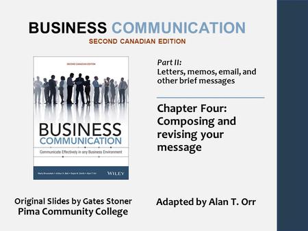 BUSINESS COMMUNICATION SECOND CANADIAN EDITION