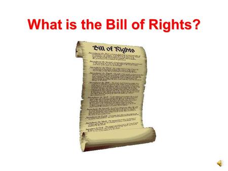 What is the Bill of Rights? Missouri’s Bill of Rights The first part of the Missouri Constitution is the Bill of Rights. Like the Bill of Rights in the.