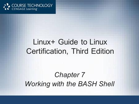 Linux+ Guide to Linux Certification, Third Edition