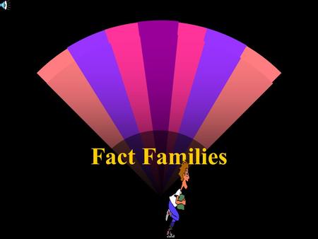 Fact Families Objective Today we will learn to write multiplication and division fact families.