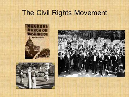 The Civil Rights Movement. Plessy v. Ferguson  1896 Supreme Court case establishes the “separate but equal” doctrine.