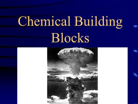 Chemical Building Blocks