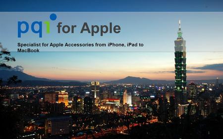 Specialist for Apple Accessories from iPhone, iPad to MacBook 1 for Apple.