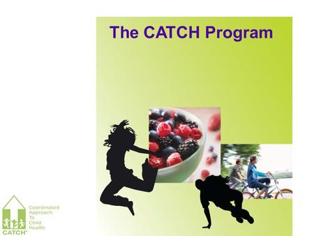 The CATCH Program. Behavior change is influenced or determined by the environment – because environments value and reward certain behaviors. CATCH Basic.