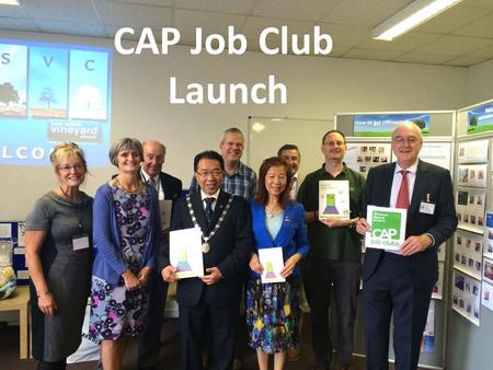 CAP Job Club Launch. Commissioning new VCUKI National Directors John and Debby Wright.
