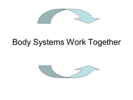 Body Systems Work Together