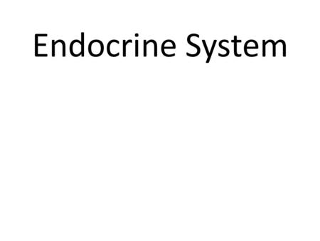Endocrine System. The endocrine system is a system of glands, each of which secretes a type of hormone to regulate the body. The endocrine system is an.