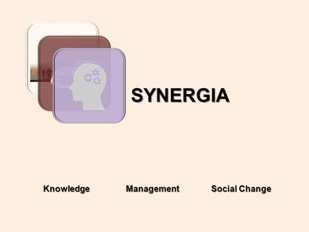 KnowledgeManagement Social Change SYNERGIA. and for KnowledgeManagement SYNERGIA.
