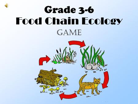 Grade 3-6 Food Chain Ecology Game