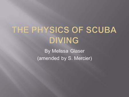 By Melissa Glaser (amended by S. Mercier).  1878- Henry Fleuss invents a self contained underwater breathing unit.  1925- Yves Le Prieur releases a.