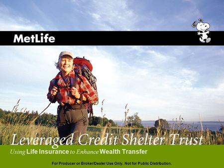 Using Life Insurance to Enhance Wealth Transfer For Producer or Broker/Dealer Use Only. Not for Public Distribution.
