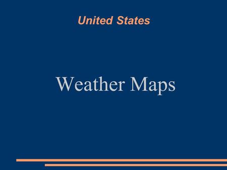 United States Weather Maps. How to Read a Surface Map Surface maps depict the large-scale elements of the weather. These elements include high and low.